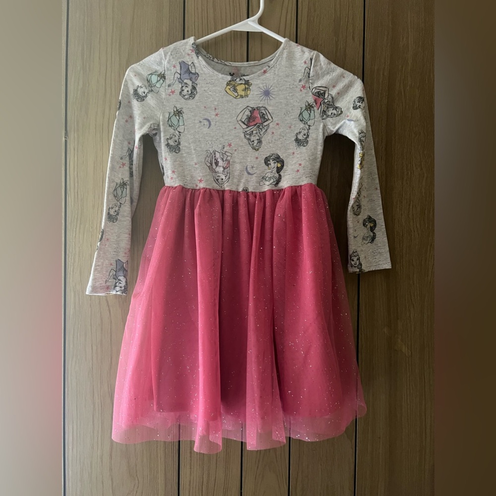 Disney Princesses Dress Tutu Long Sleeve Girls.